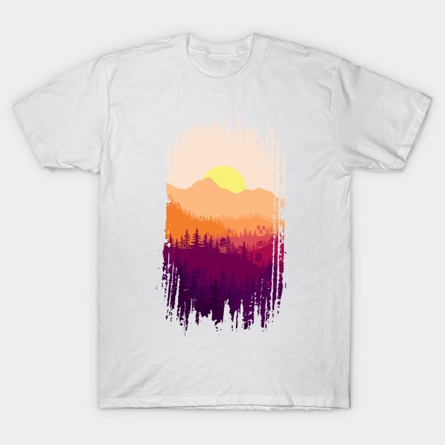 sunset T-Shirt by clownandcrown